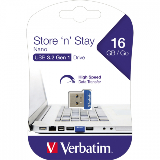 Verbatim USB Stick Nano 98709 16GB USB 3.0, - VER98709