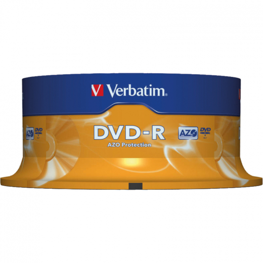 Verbatim DVD-R 43522 16x 4,7GB 120Min. Spindel 25 St./Pack., - VER43522