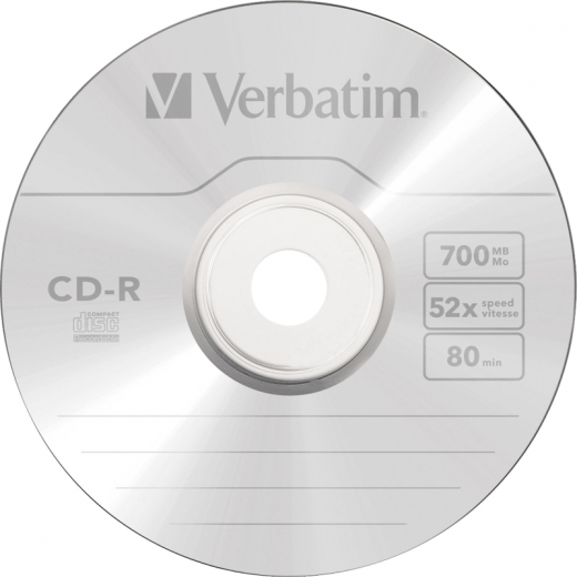 Verbatim CD-R 43327 52x 700MB 80Min. Jewelcase 10 St./Pack., - 646013