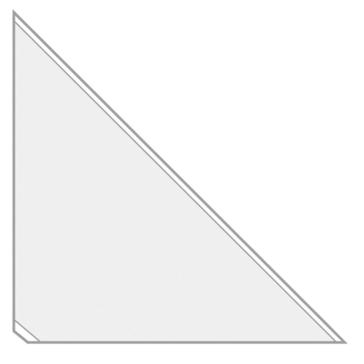 Veloflex Dreiecktasche 2211100 14x14cm sk PP gk 100 St./Pack.,