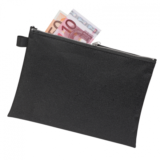 Veloflex Banktasche 2725000 DIN A5 Reißverschl. Textil schwarz, - 314021