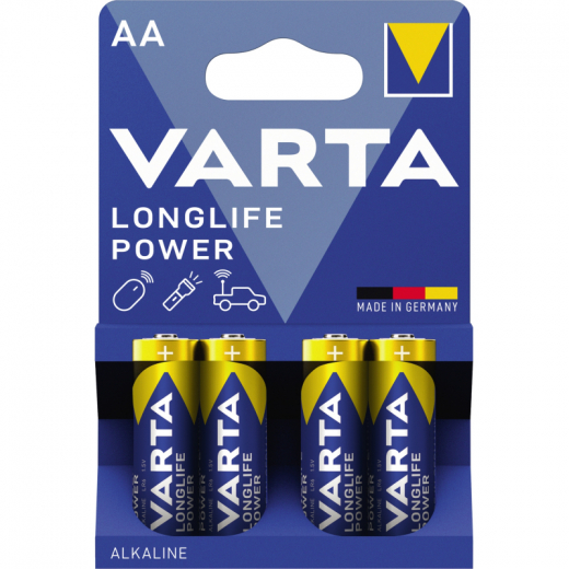 Varta Batterie Longlife Power 04906121414 AA 1,5V 4 St./Pack., - VAR04906