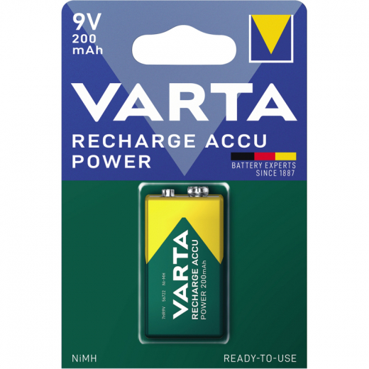 Varta Akku Ready2Use 56722101401 E-Block 9V 200mAh NiMH, - VAR56722