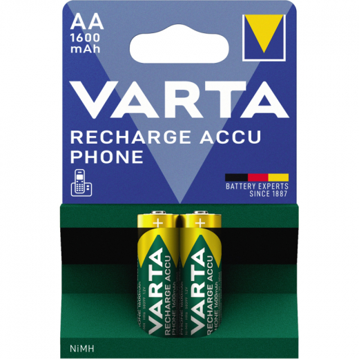 Varta Akku Phone Power 58399201402 AA Mignon HR6 1,2V 2 St./Pack., - 3060473