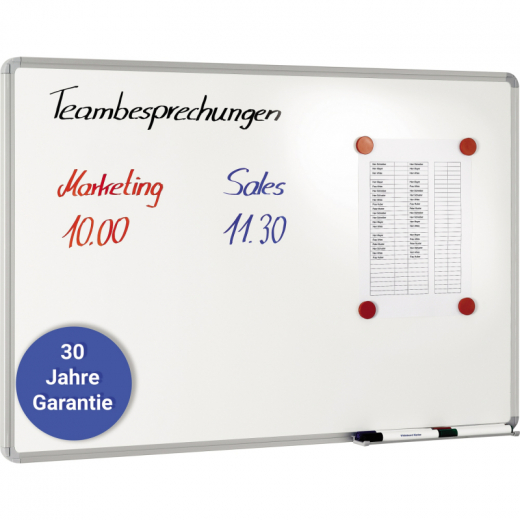 Ultradex Whiteboard 8048 242x122cm Emaille weiß,