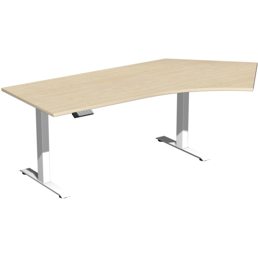Geramöbel Tisch Elevate Plus 135 re 2166x1130x630-1280mm ws/ah, - 810072979