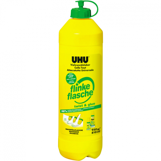 UHU Vielzweckkleber flinke flasche 46000 Nachfüllflasche 950g, - 719606