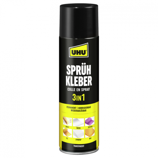 UHU Sprühkleber 3 IN 1 48905 500ml,