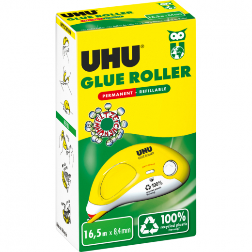 UHU Kleberoller 35415 16,5m x 8,4mm folding box, - UHU35415