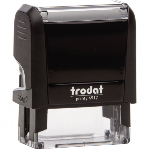 trodat Textstempel PRINTY 4.0 44085 47x18mm 5zlg Kissen sw Gutschein,