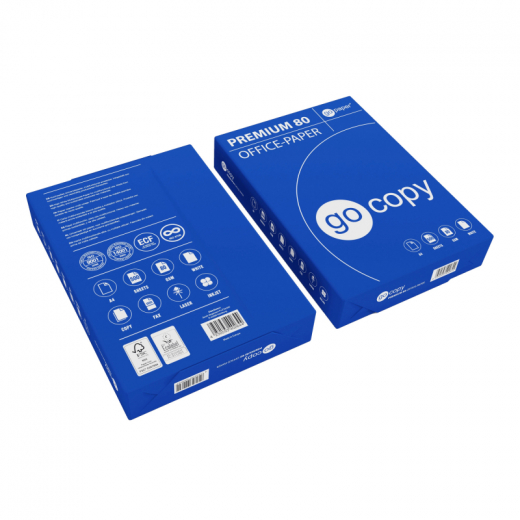 go copy Kopierpapier Premium 80 130100052 A4 80g ws 500Bl.,