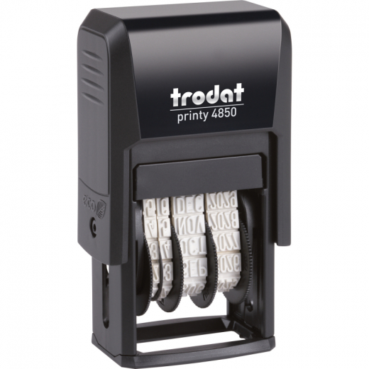 trodat Datumstempel Printy-Dater 76649 23x12mm BEZAHLT sw, - TRO4850L2