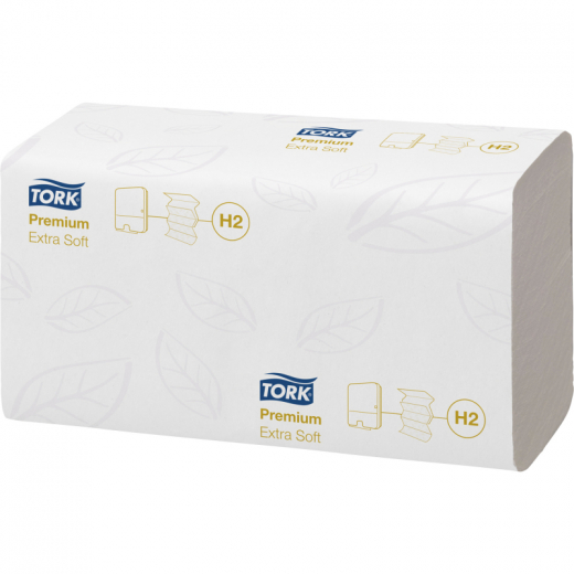 Tork Papierhandtuch Premium 100297 21x34cm 2lagig weiß 2.100 Bl./Pack., - SCA100297