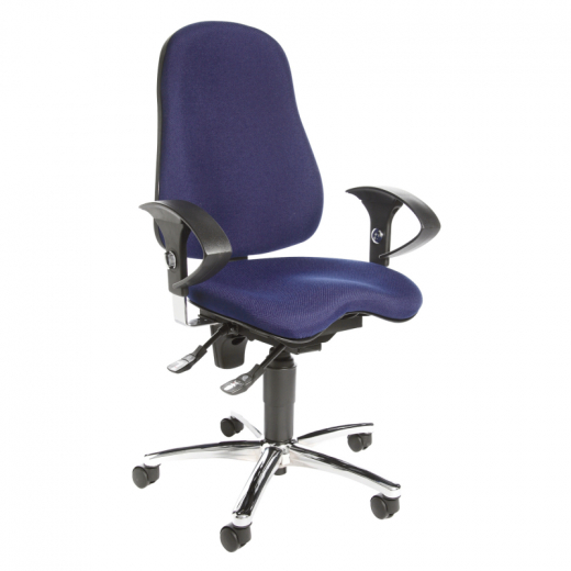 TOPSTAR Bürodrehstul Sitness 10 SI59UG26 max. 110kg blau, - 25212841