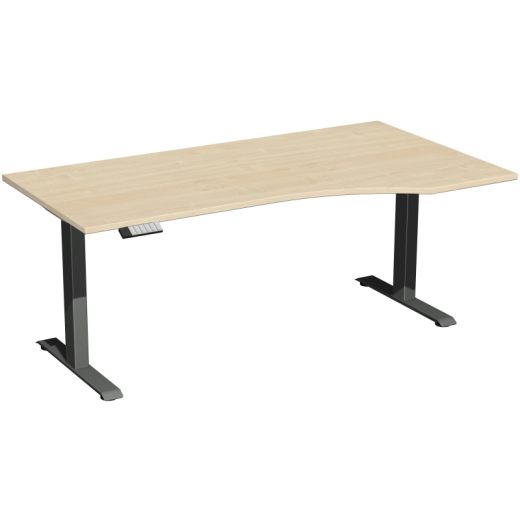 Geramöbel Tisch Elevate Plus re 1800x1000x630-1280mm an/ah,