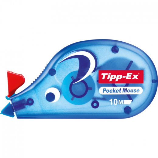 Tipp-Ex Korrekturroller Pocket Mouse 8221362 4,2mmx10m weiß, - TIP8221361