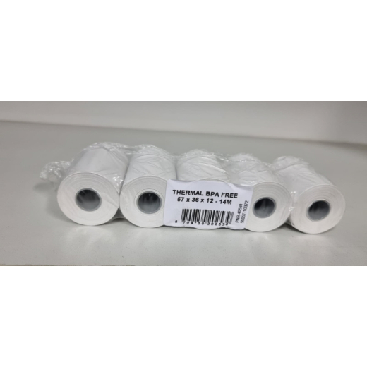 Thermokassenrolle 57mmx25m 5St.,