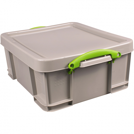 Really Useful Box Aufbewahrungsbox 18RDG 18l grau, - 123583180