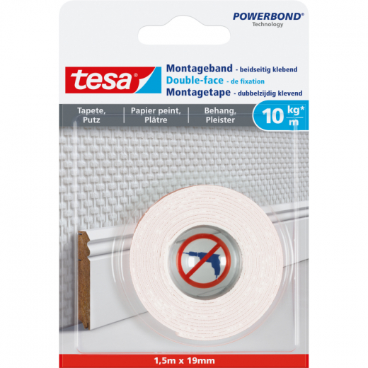 tesa Montageband 77742-00000 19mmx1,5m 10kg/m,