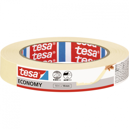 tesa Kreppband universal 05286-00000 19mmx50m, - 604765