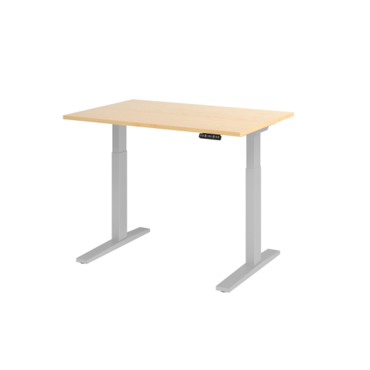 Hammerbacher Schreibt. VXMKA12/3/S el.120x80cm silber/ahorn, - 344901003