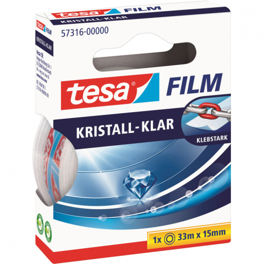 tesa Klebefilm tesafilm kristall- klar 57316-00000 15mmx33m,