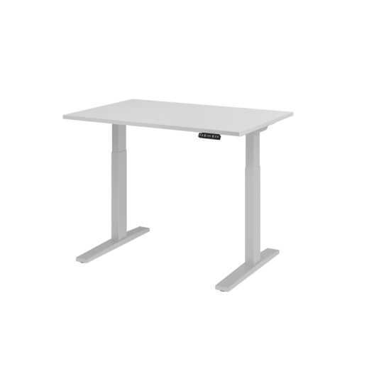 Hammerbacher Schreibt. VXMKA12/5/S el.120x80cm silber/grau, - 344901010