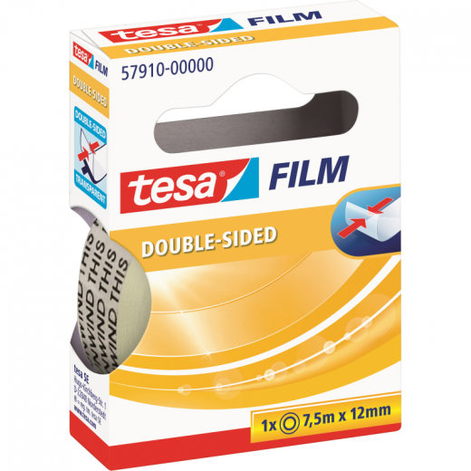 tesa Klebefilm 57910-00000 7,5mx12mm transparent, - 14112933