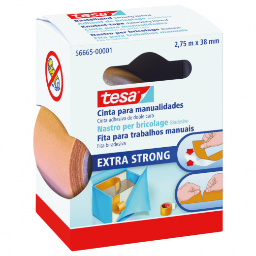 tesa Bastelband 56665-00001 38mmx2,75m PVC, - 14112655