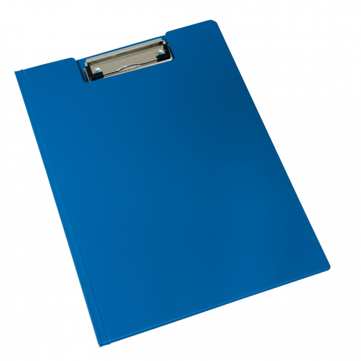 Klemmbrettmappe DIN A4 Polypropylen blau, - 125354650