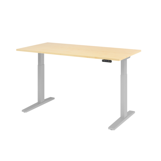 Hammerbacher Schreibt. VXMKA16/3/S el.160x80cm silber/ahorn, - 344899003