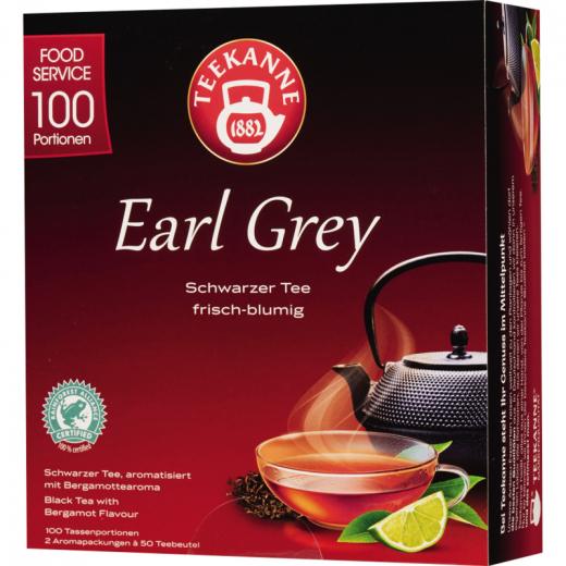 Teekanne Tee Earl Grey 7026 100 St./Pack., - 492122800