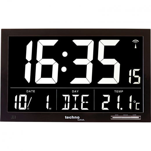 technoline Wanduhr WS 8007 digital Jumbo LCD, - 491008800