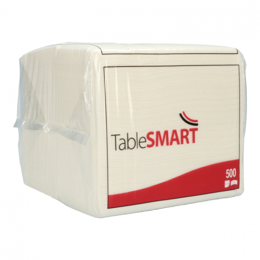 TableSMART Serviette 481712 33x33cm 1lg 1/8Falz ws 500St, - 440002701