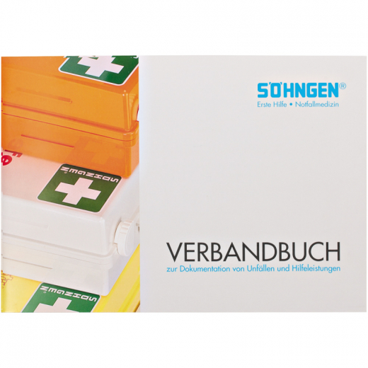 SÖHNGEN Verbandbuch 8001008 DIN A5 quer kartoniert,