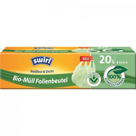 Swirl Müllsack Bioabfall 193394 Folie 20l 6St, - 445022000