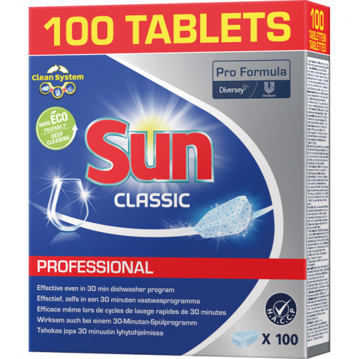 SUN Spülmaschinentabs Classic 8710447466919 100 St./Pack., - 6435072