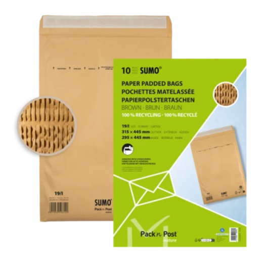 SUMO Papierpolstertasche I SU1519P010 braun 10 St./Pack.,