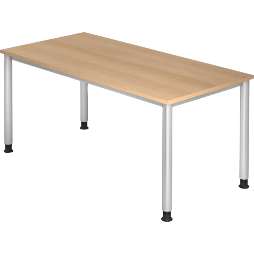Hammerbacher Schreibtisch VHS16/E/S 160x80cm eiche,