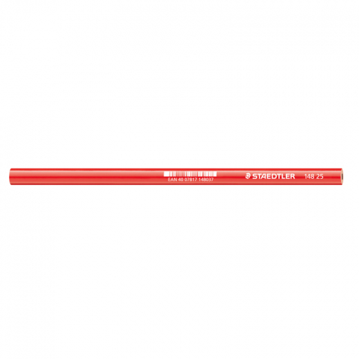 STAEDTLER Zimmermannstift 148 25 240mm oval rotbraun, - 57802388