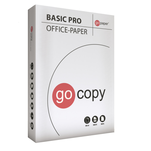 go copy Kopierpapier 130100080 A4 80g RC ws 500Bl.,