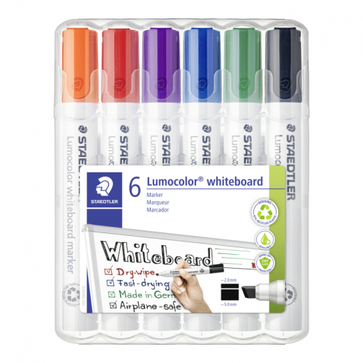 STAEDTLER Whiteboardmarker Lumocolor 351 B WP6 6 St./Pack.,