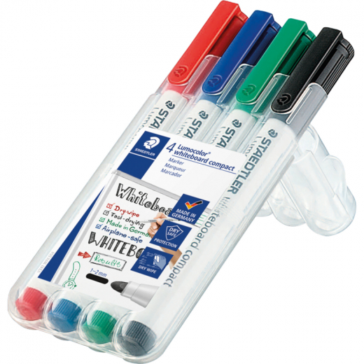 STAEDTLER Whiteboardmarker Lumocolor 341 WP4 4 St./Pack, - 10534378