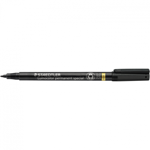 STAEDTLER Spezialmarker Lumocolor 319 M-9 permanent M schwarz, - STA319MSW