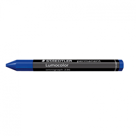 STAEDTLER Signierkreide Lumocolor permanent omnigraph 236-3 blau, - 5653984