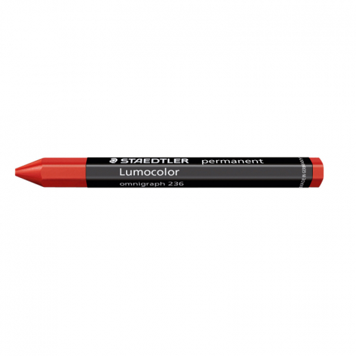 STAEDTLER Signierkreide Lumocolor permanent omnigraph 236-2 rot, - 5653686