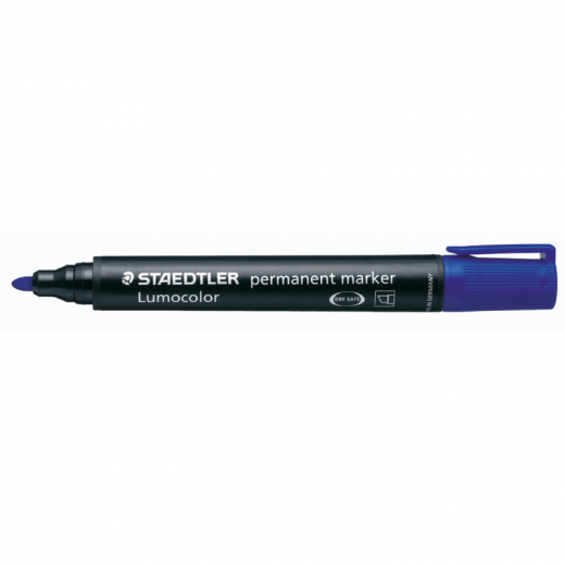 STAEDTLER Permanentmarker Lumocolor 352-3 2mm blau, - STA352BL