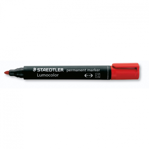 STAEDTLER Permanentmarker Lumocolor 352-2 2mm rot, - STA352RT