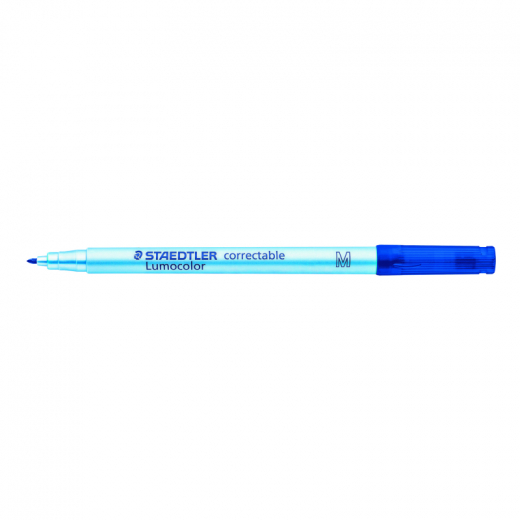 STAEDTLER Folienstift Lumocolor correctable 305 M-3 1mm blau,