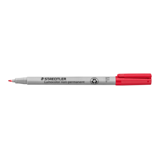 STAEDTLER Folienstift Lumocolor 316-2 0,6mm non-permanent rot, - STA316RT